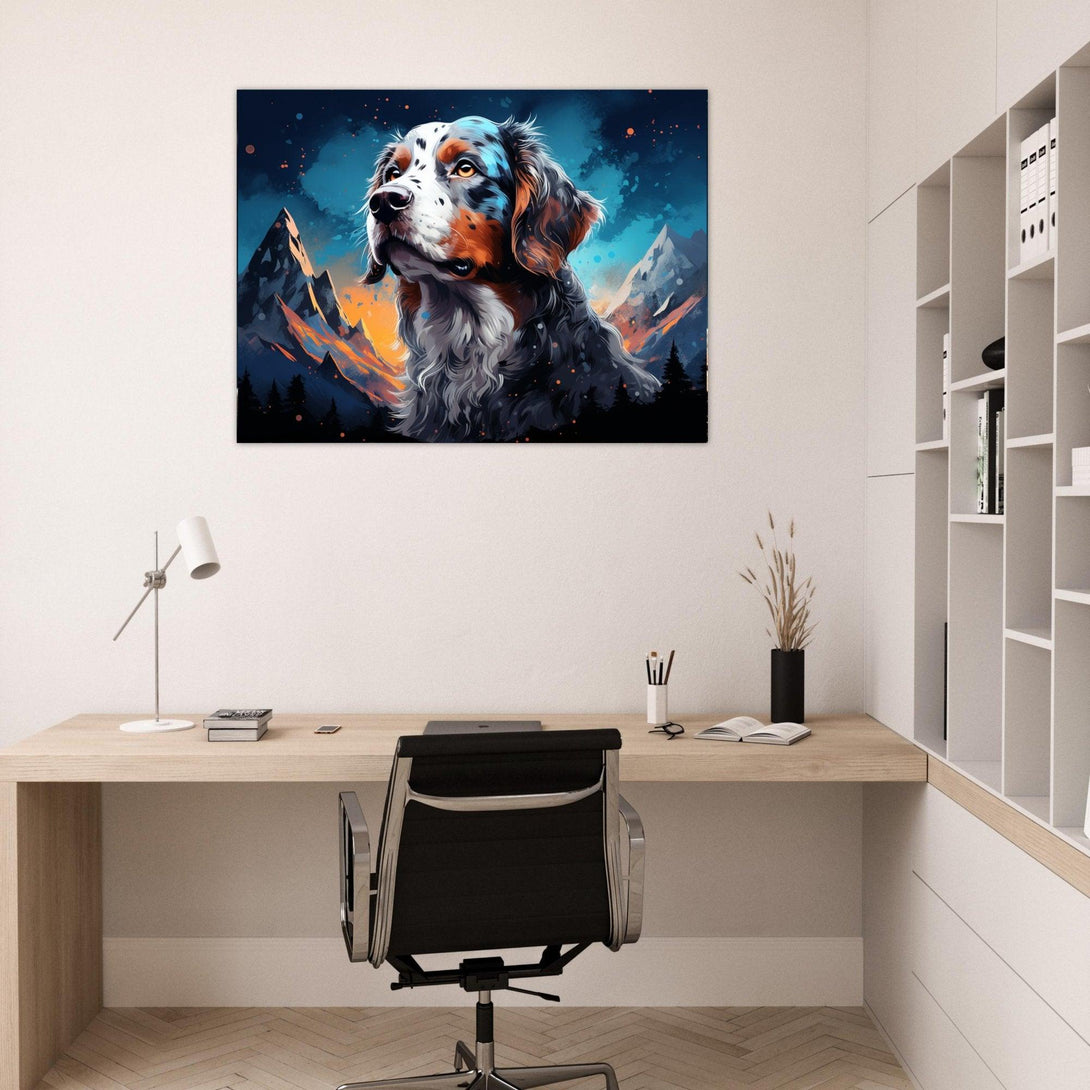 Abendrot Wachhund 30x40 cm / 12x16″ / Poster auf halbmattem Papier