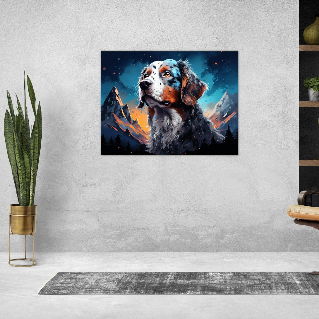 Abendrot Wachhund 30x40 cm / 12x16″ / Poster auf halbmattem Papier