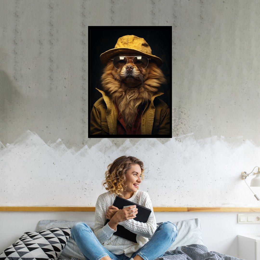 Abenteuer Hund 30x40 cm / 12x16″ / Poster auf halbmattem Papier