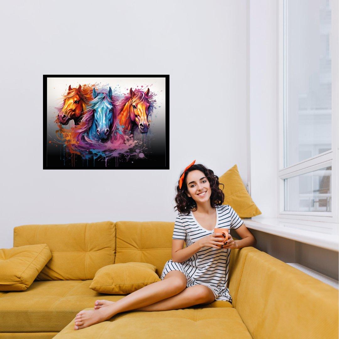 Chromatische Eleganz 30x40 cm / 12x16″ / Poster auf halbmattem Papier