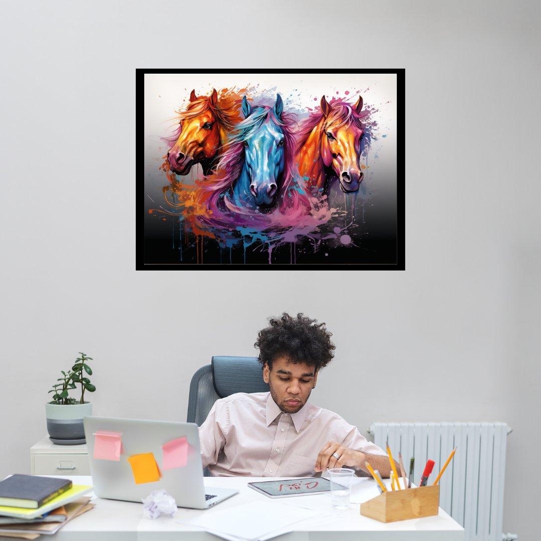 Chromatische Eleganz 30x40 cm / 12x16″ / Poster auf halbmattem Papier