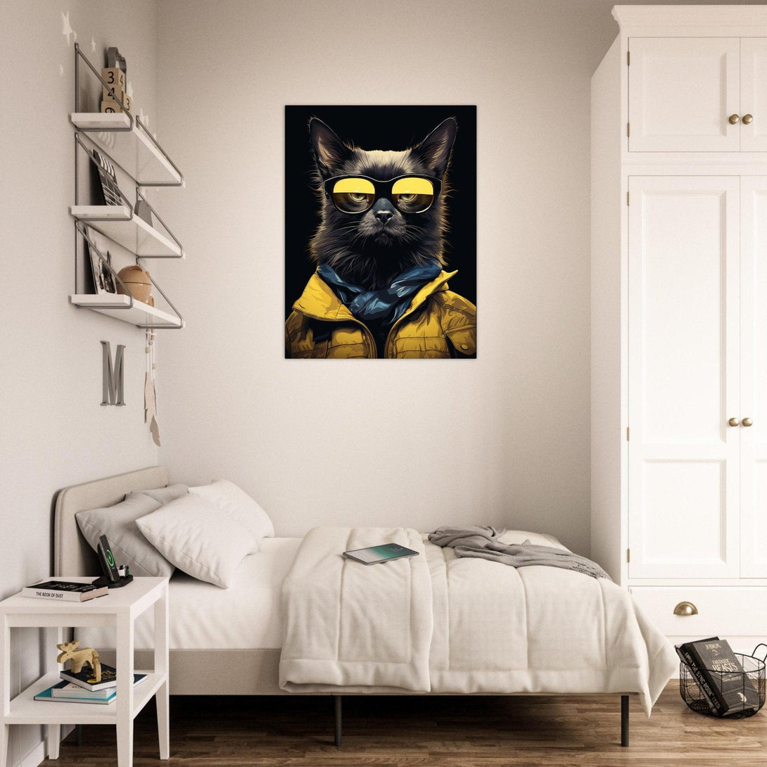 Coole Katze 30x40 cm / 12x16″ / Poster auf halbmattem Papier