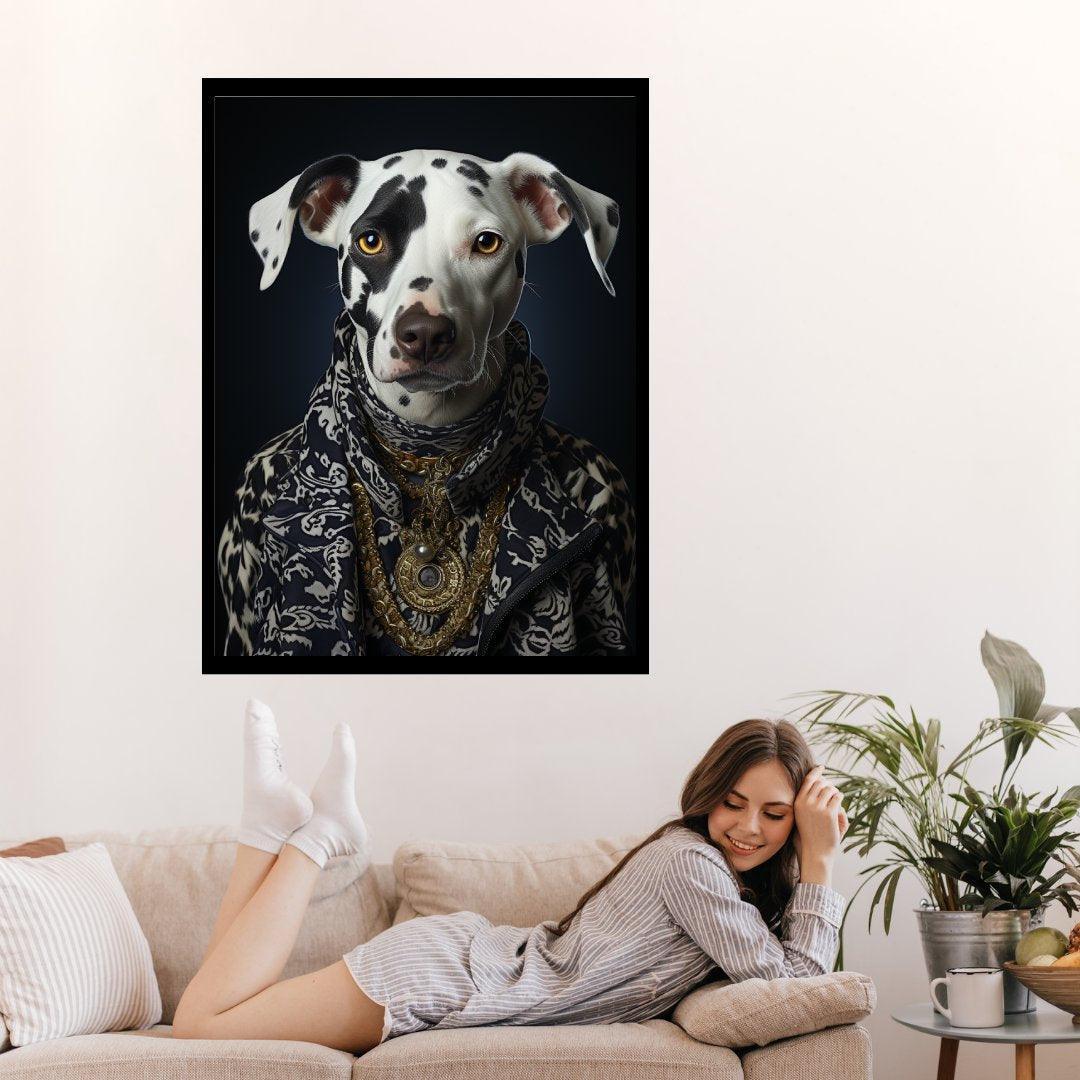 Eleganter Dalmatiner 30x40 cm / 12x16″ / Poster auf halbmattem Papier