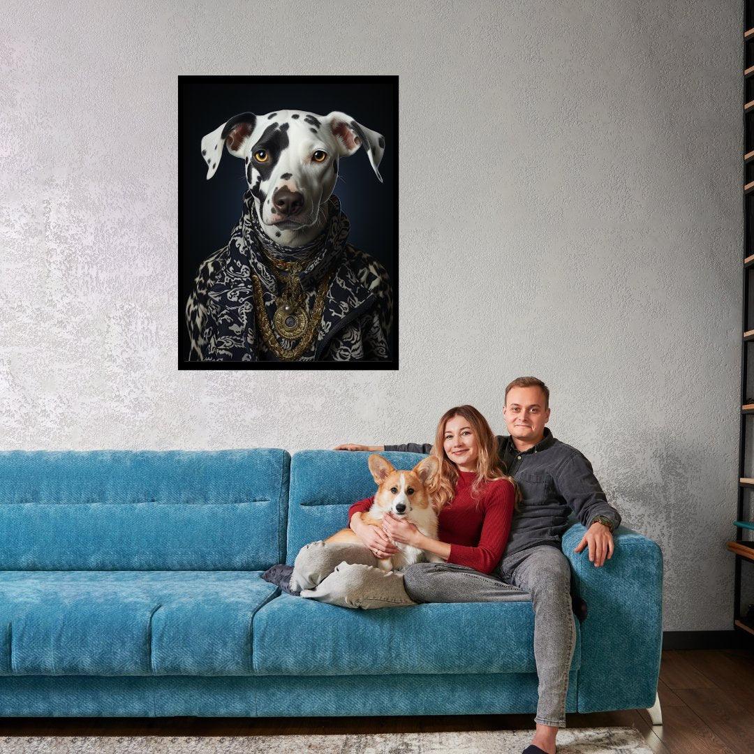 Eleganter Dalmatiner 30x40 cm / 12x16″ / Poster auf halbmattem Papier