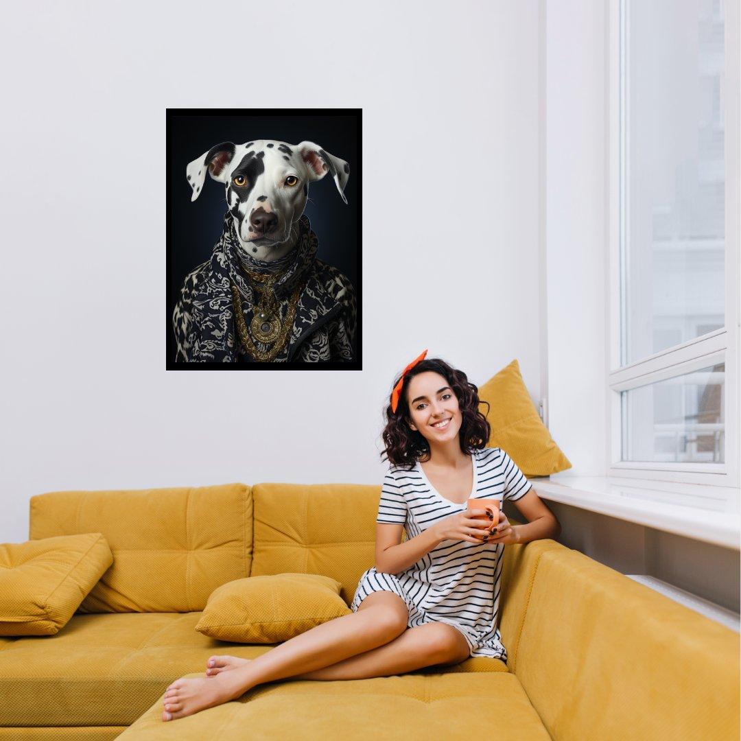 Eleganter Dalmatiner 30x40 cm / 12x16″ / Poster auf halbmattem Papier