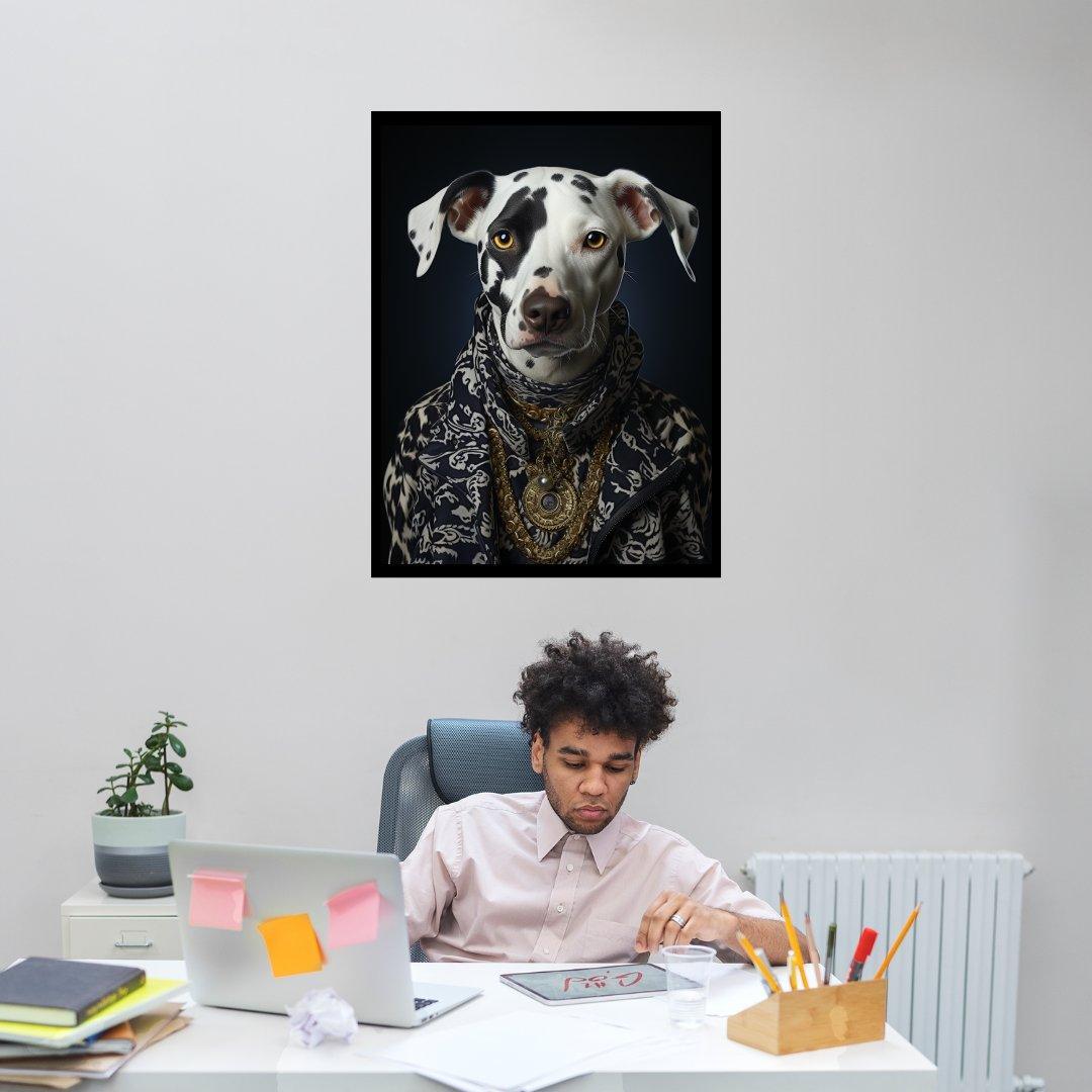 Eleganter Dalmatiner 30x40 cm / 12x16″ / Poster auf halbmattem Papier
