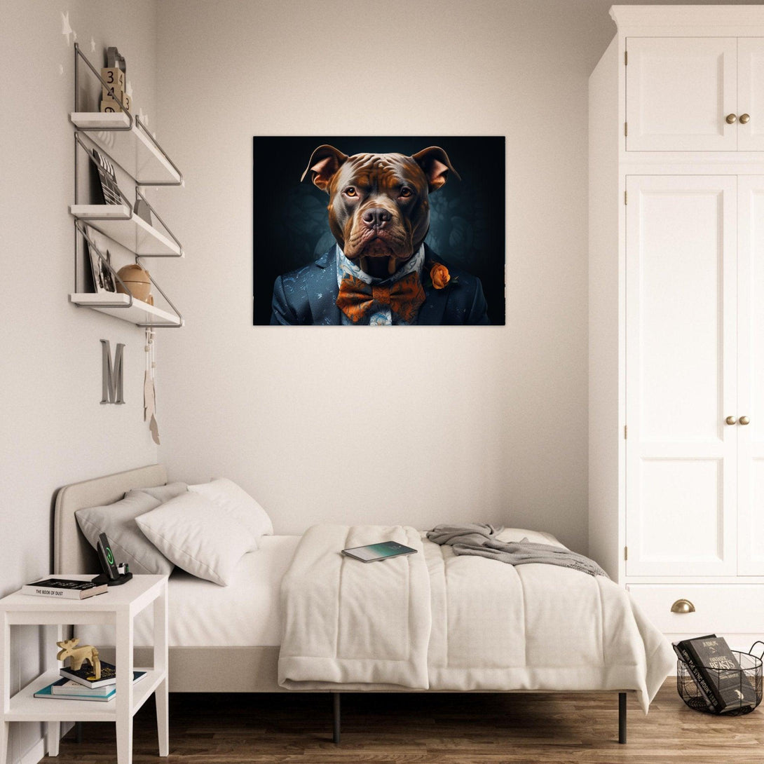Eleganter Gentleman-Hund 30x40 cm / 12x16″ / Poster auf halbmattem Papier