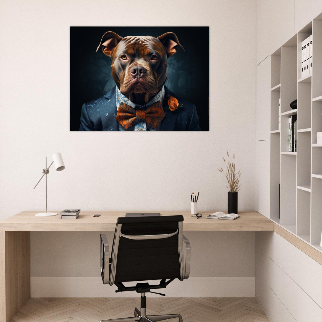 Eleganter Gentleman-Hund 30x40 cm / 12x16″ / Poster auf halbmattem Papier