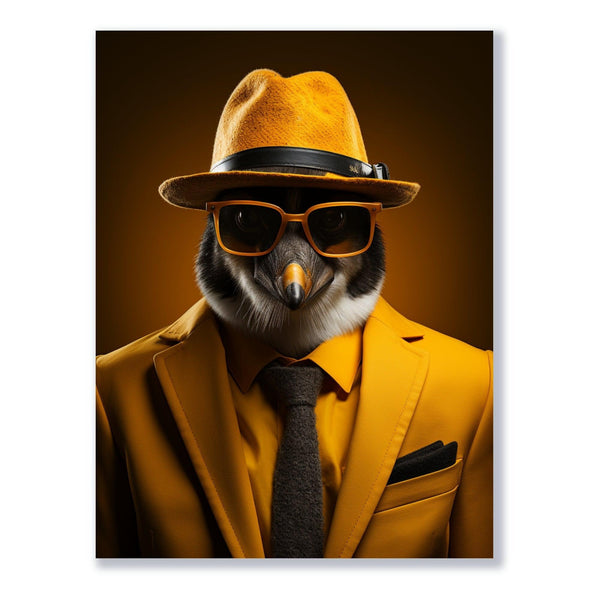Eleganter Tier-Detektiv 30x40 cm / 12x16″ / Poster auf halbmattem Papier