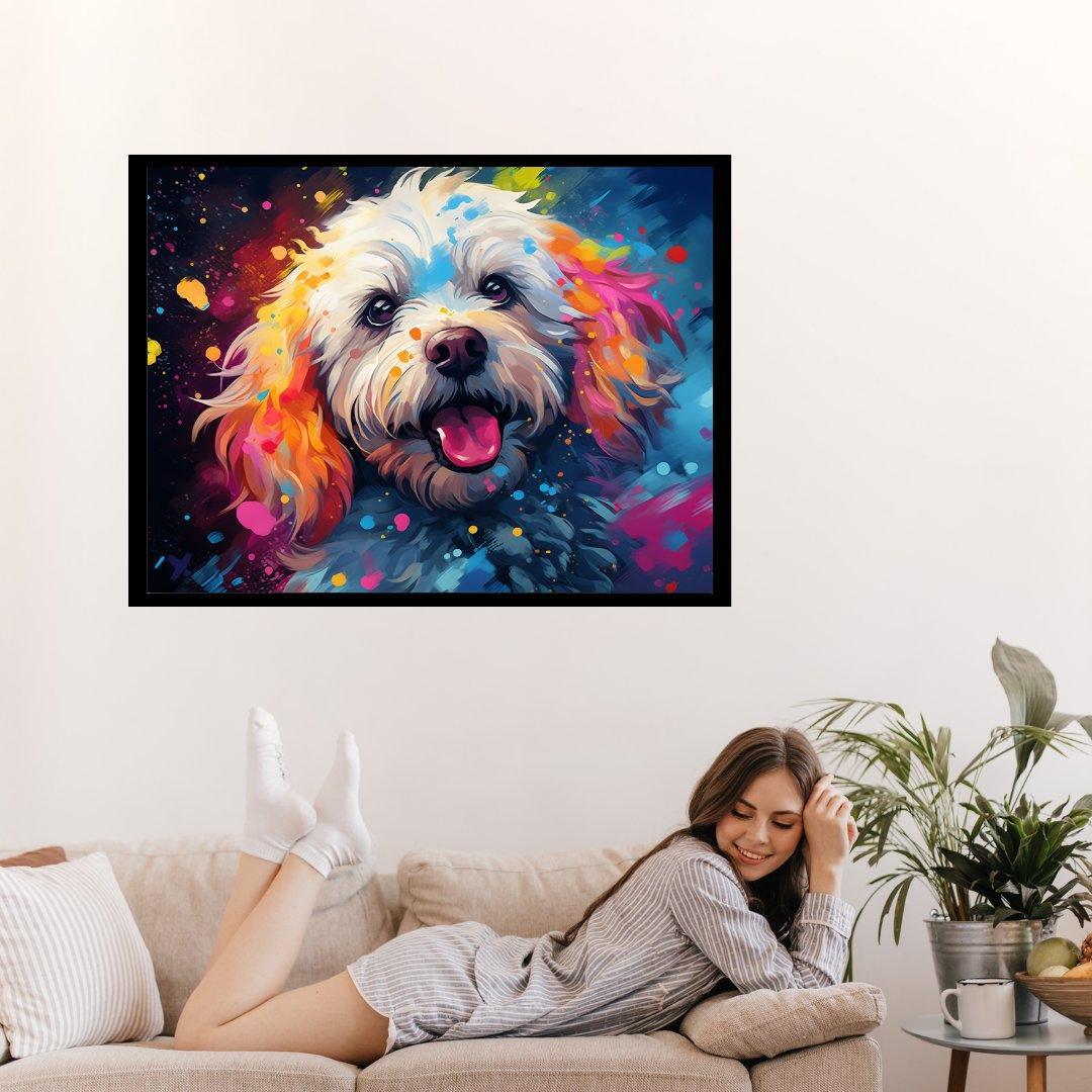 Farbenfrohes Fell 30x40 cm / 12x16″ / Poster auf halbmattem Papier