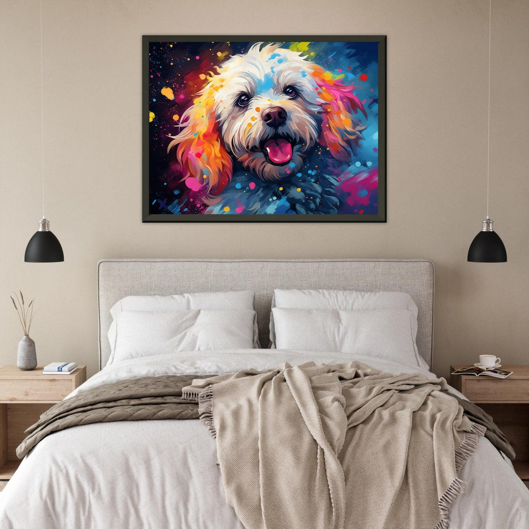 Farbenfrohes Fell 30x40 cm / 12x16″ / Poster auf halbmattem Papier
