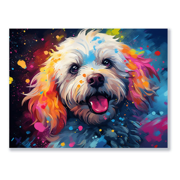 Farbenfrohes Fell 30x40 cm / 12x16″ / Poster auf halbmattem Papier