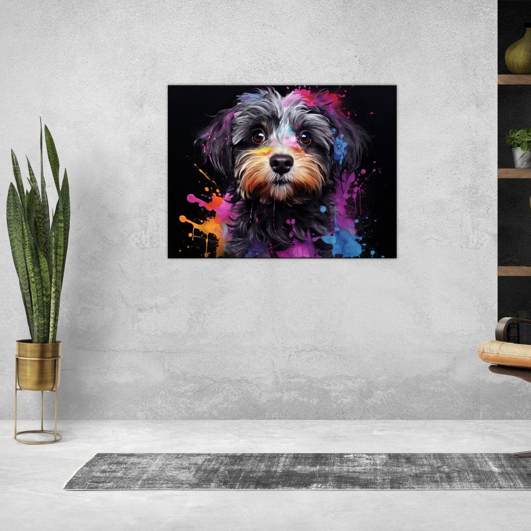 Farbiger Hundeblick 30x40 cm / 12x16″ / Poster auf halbmattem Papier
