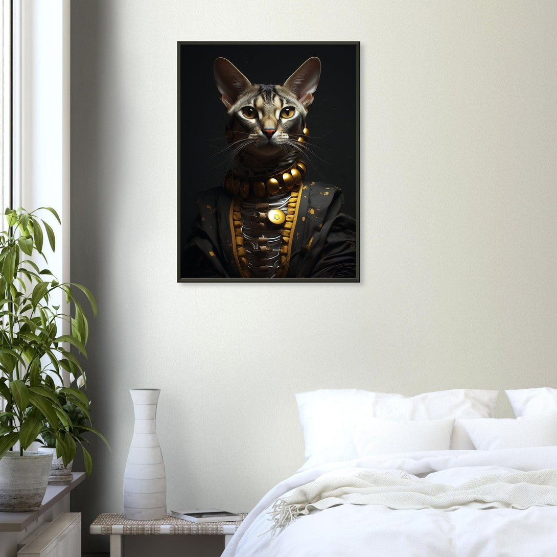 Futuristische Katzenaura 30x40 cm / 12x16″ / Poster auf halbmattem Papier