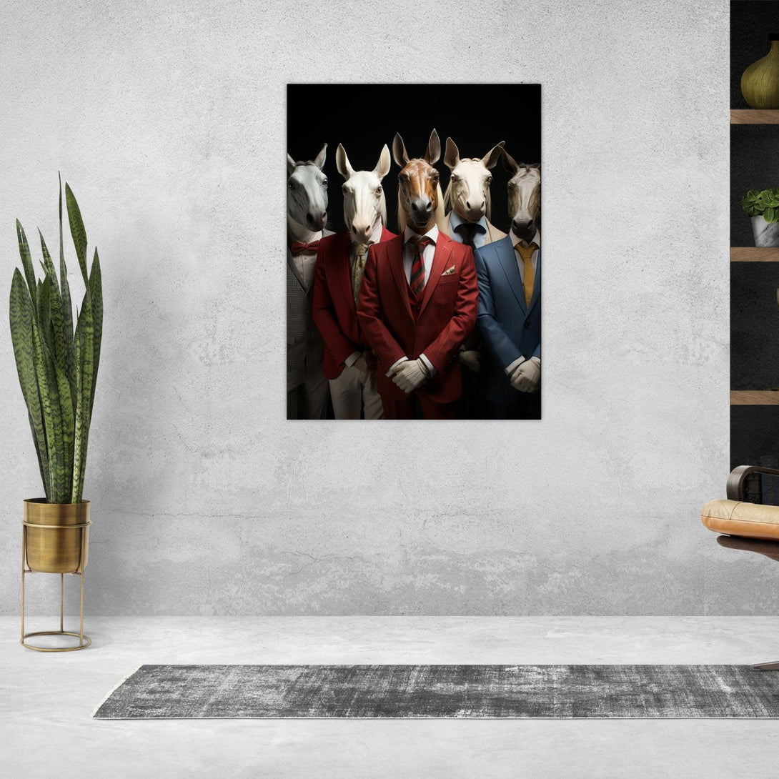 Gentlemen Horses 30x40 cm / 12x16″ / Poster auf halbmattem Papier
