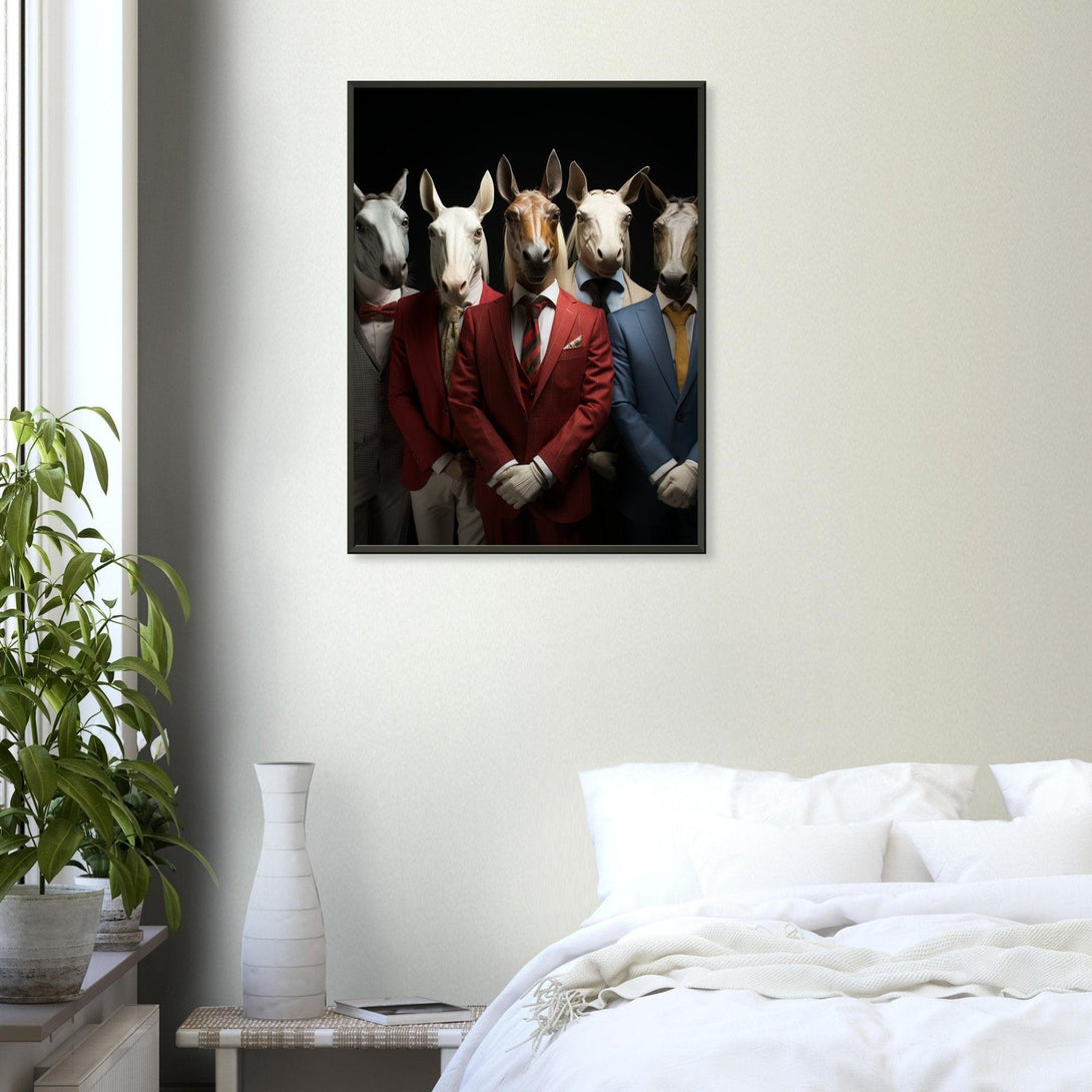 Gentlemen Horses 30x40 cm / 12x16″ / Poster auf halbmattem Papier