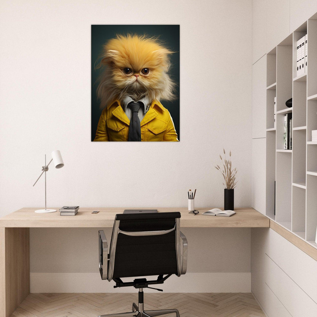 Geschäftskatze 30x40 cm / 12x16″ / Poster auf halbmattem Papier
