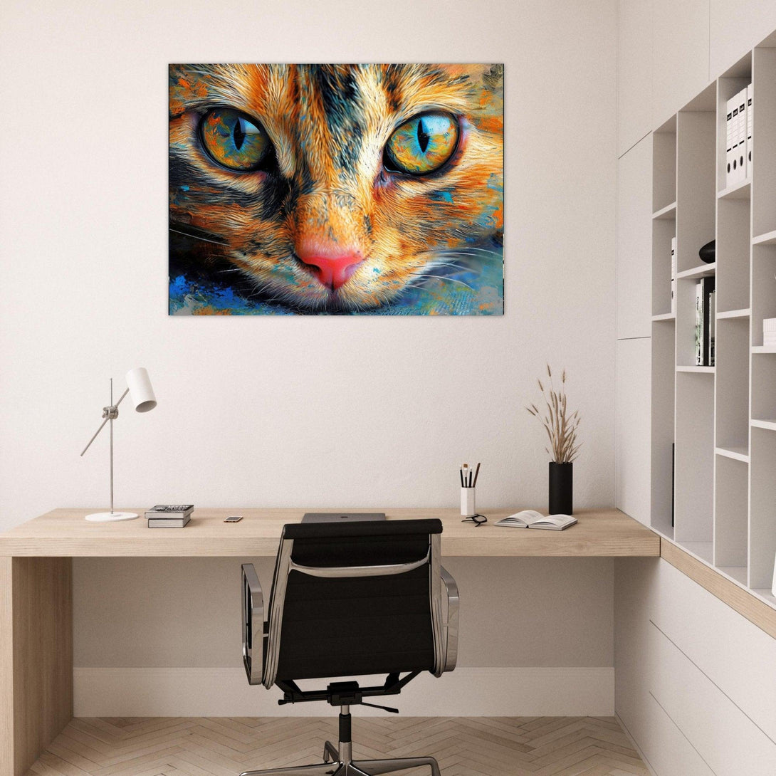 Katzenaugen in Farbe 30x40 cm / 12x16″ / Poster auf halbmattem Papier