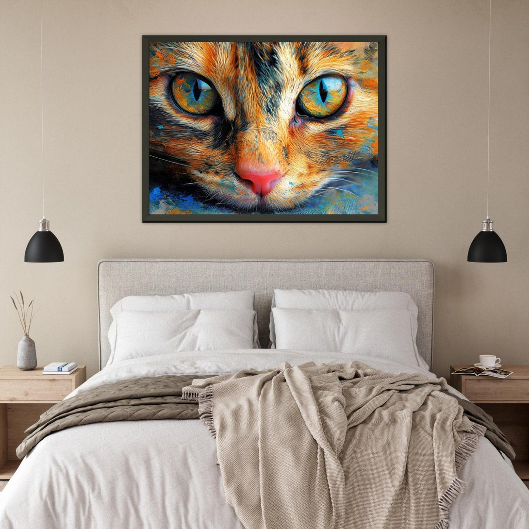Katzenaugen in Farbe 30x40 cm / 12x16″ / Poster auf halbmattem Papier