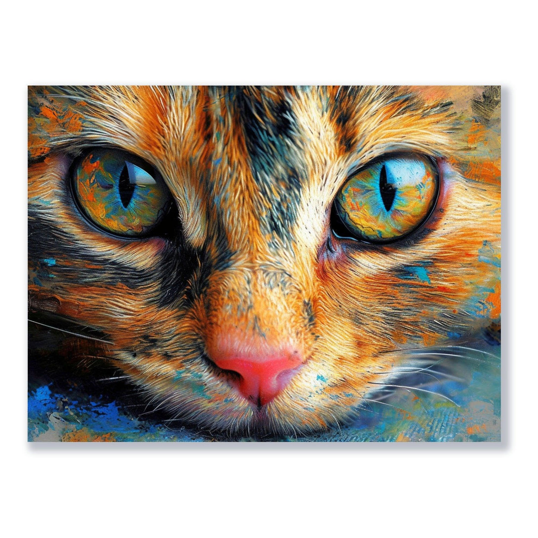 Katzenaugen in Farbe 30x40 cm / 12x16″ / Poster auf halbmattem Papier