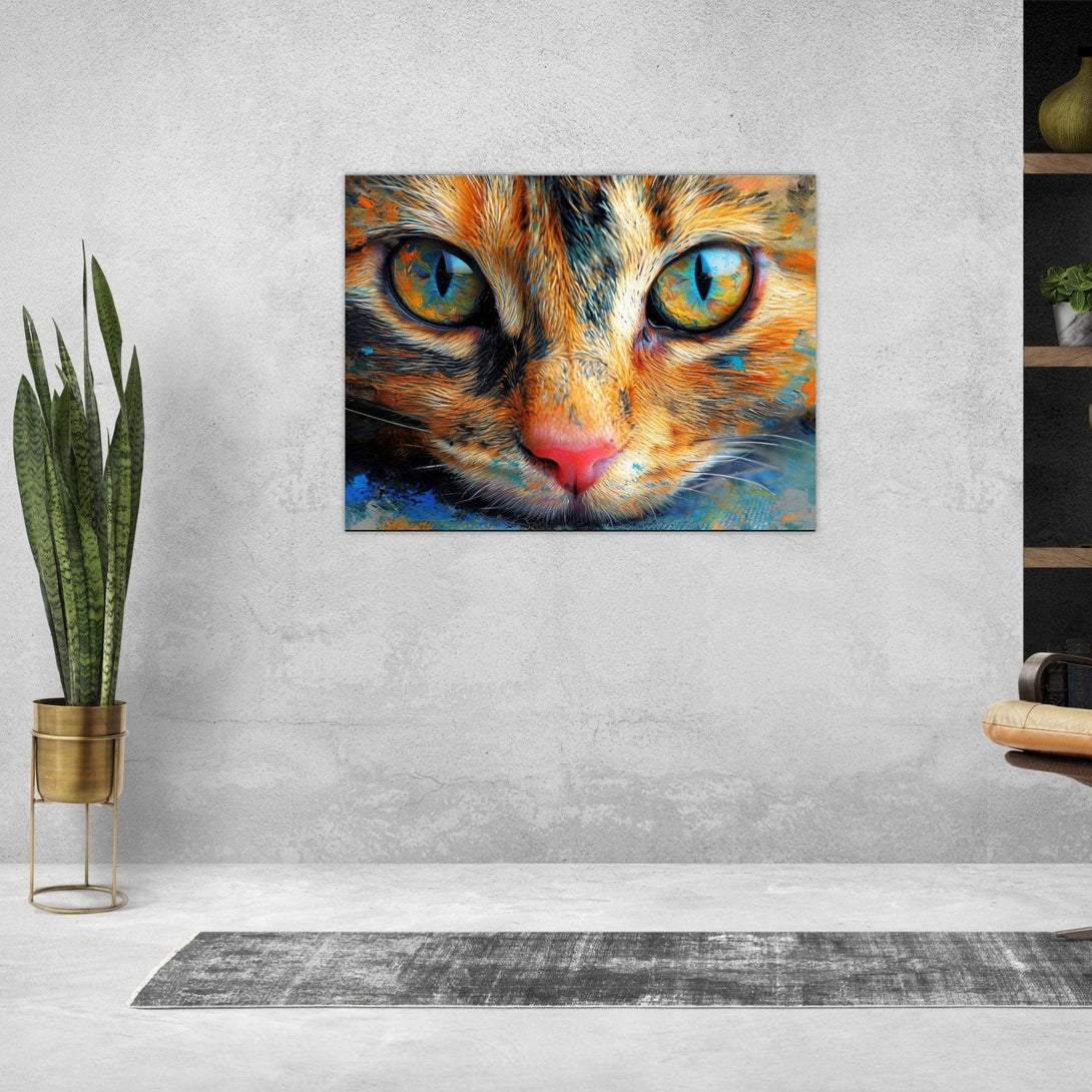 Katzenaugen in Farbe 30x40 cm / 12x16″ / Poster auf halbmattem Papier