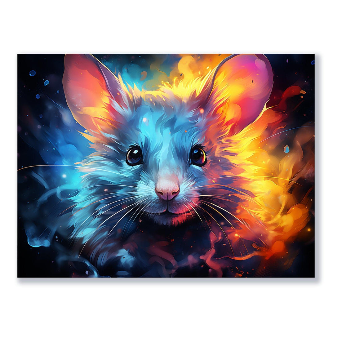 Kosmische Maus 30x40 cm / 12x16″ / Poster auf halbmattem Papier