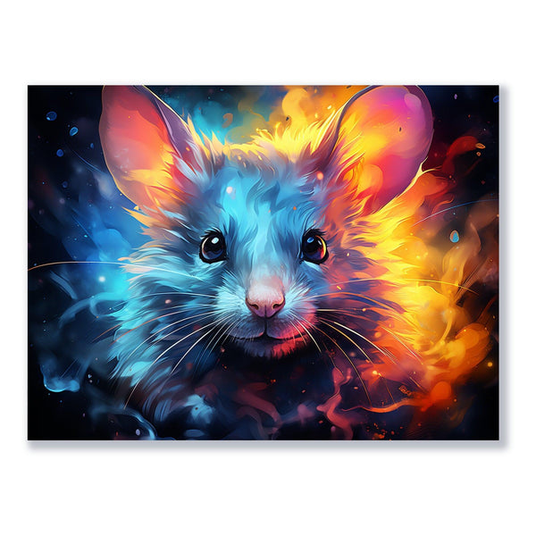 Kosmische Maus 30x40 cm / 12x16″ / Poster auf halbmattem Papier