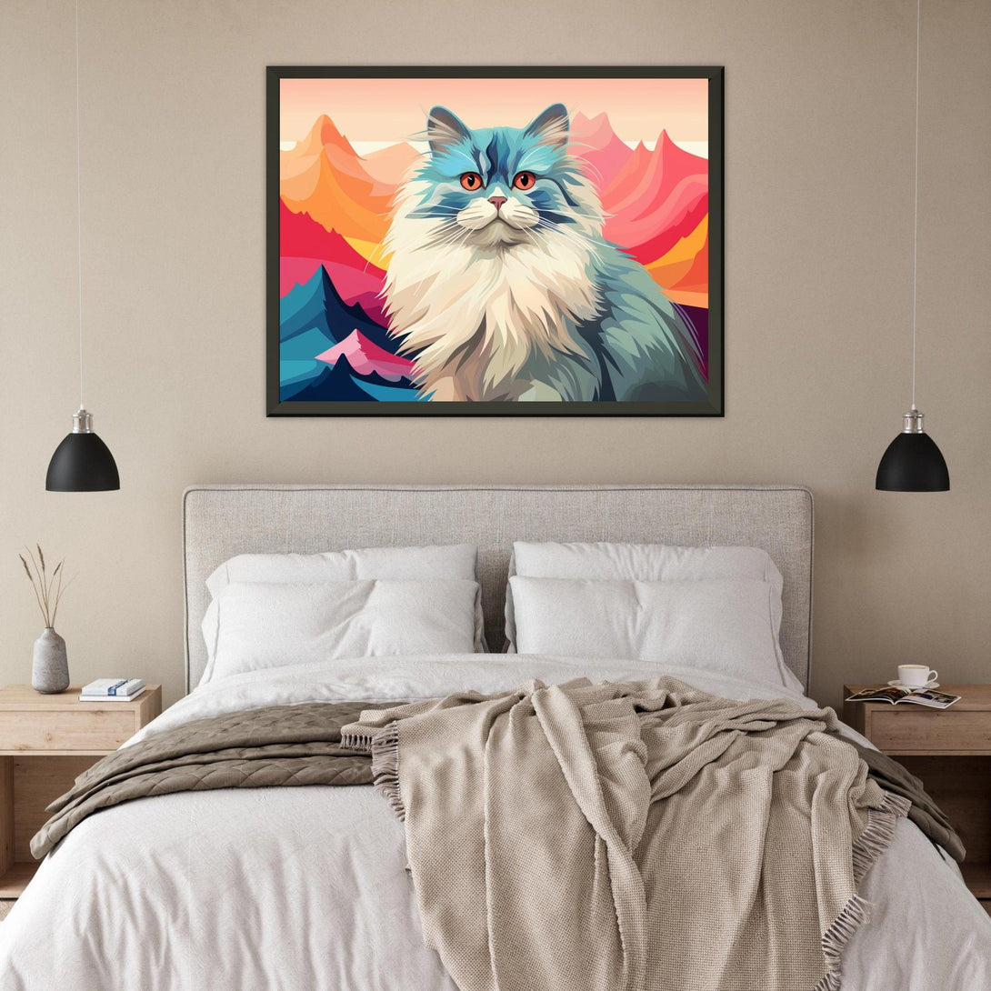 Majestätische Katze 30x40 cm / 12x16″ / Poster auf halbmattem Papier