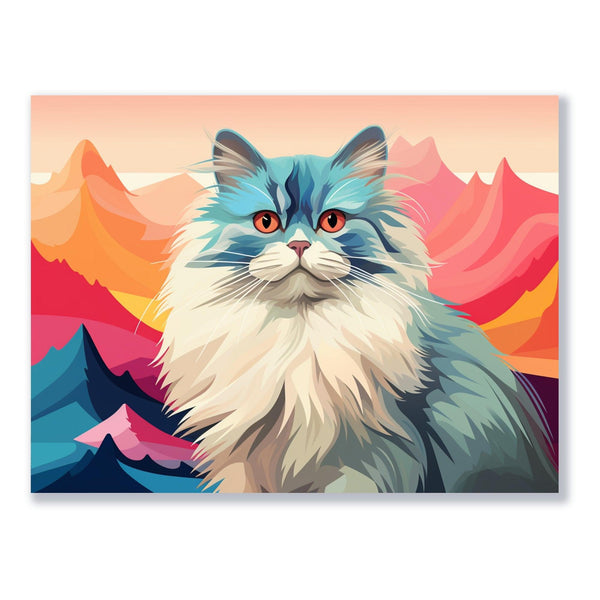 Majestätische Katze 30x40 cm / 12x16″ / Poster auf halbmattem Papier