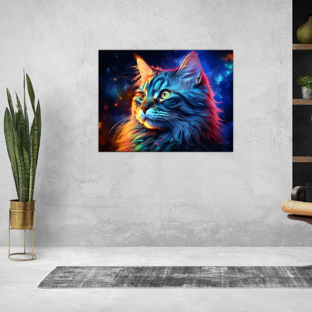 Mystische Katzenaura 30x40 cm / 12x16″ / Poster auf halbmattem Papier