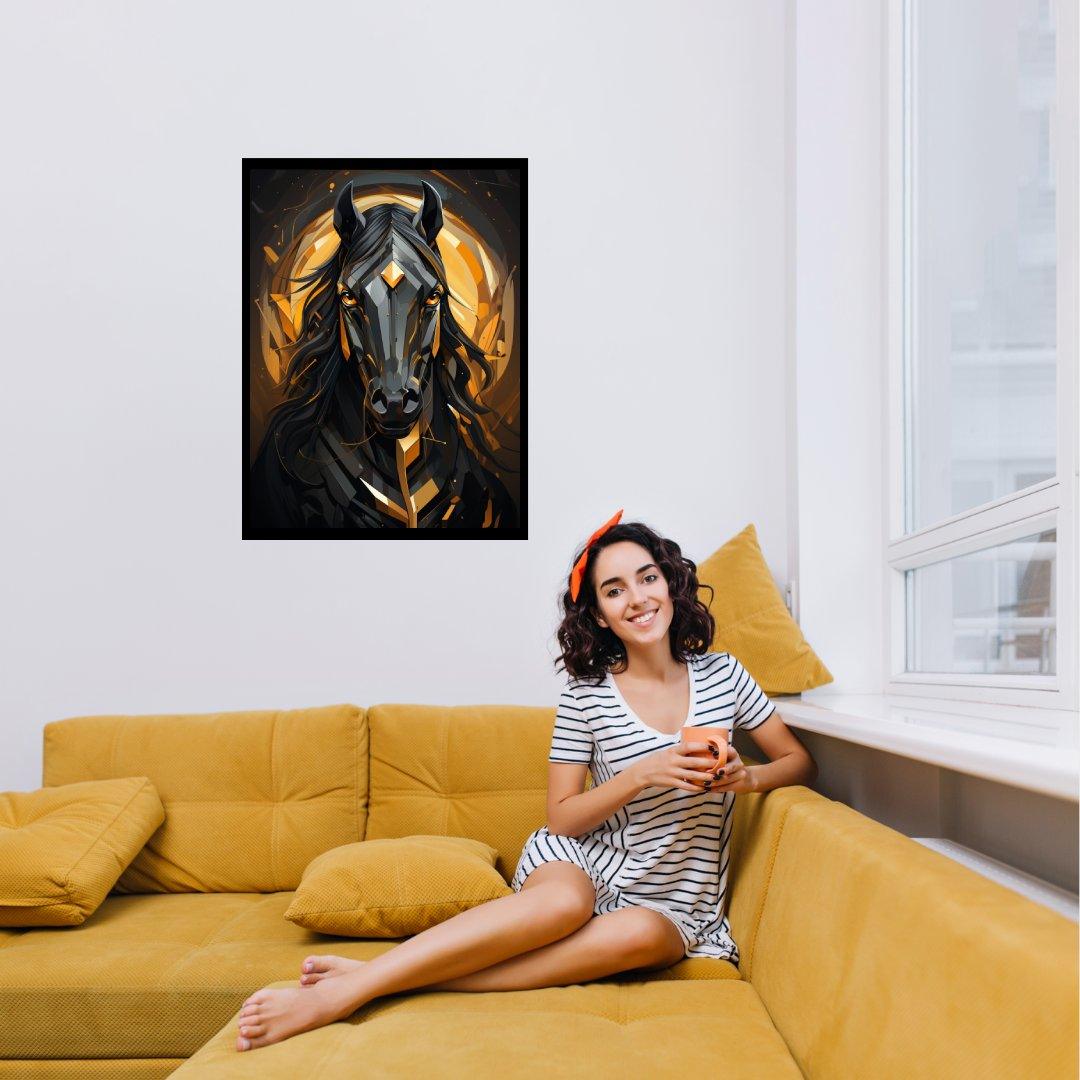 Mystisches Pferd 30x40 cm / 12x16″ / Poster auf halbmattem Papier