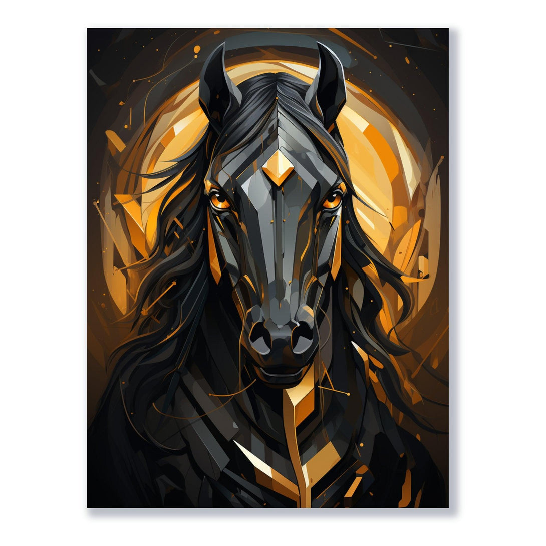 Mystisches Pferd 30x40 cm / 12x16″ / Poster auf halbmattem Papier