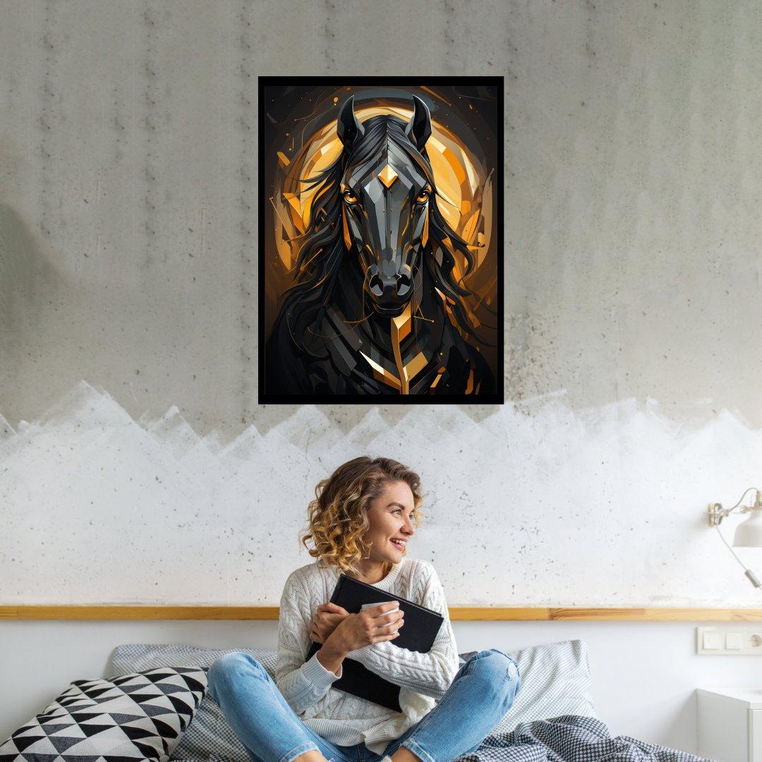 Mystisches Pferd 30x40 cm / 12x16″ / Poster auf halbmattem Papier