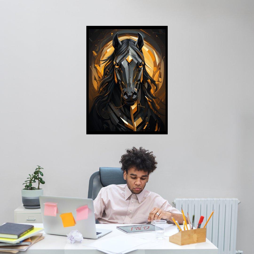 Mystisches Pferd 30x40 cm / 12x16″ / Poster auf halbmattem Papier