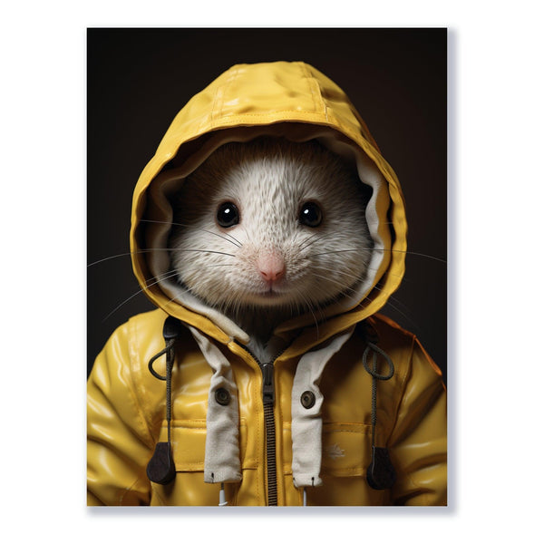 Neugieriger Maus-Blick 30x40 cm / 12x16″ / Poster auf halbmattem Papier
