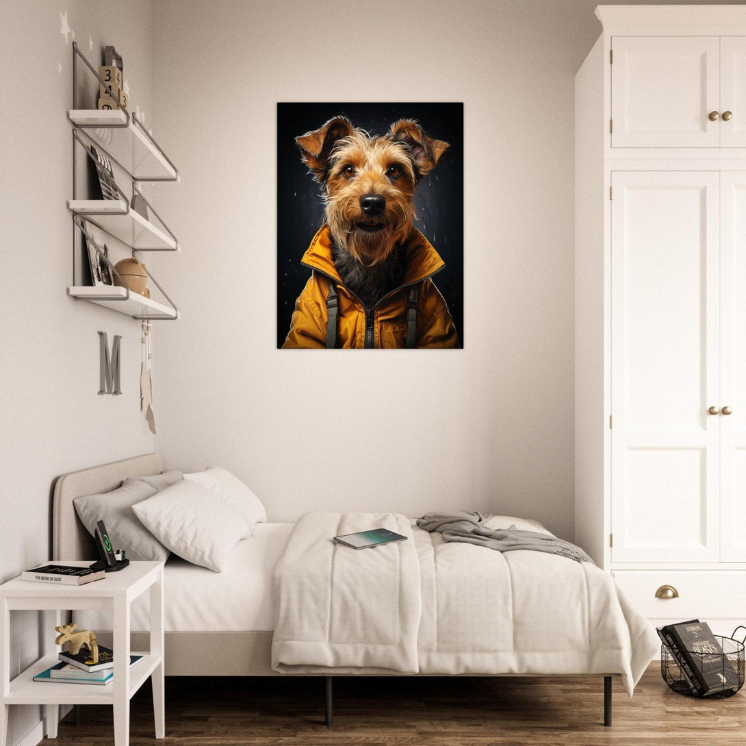 Regnerischer Hundetag 30x40 cm / 12x16″ / Poster auf halbmattem Papier