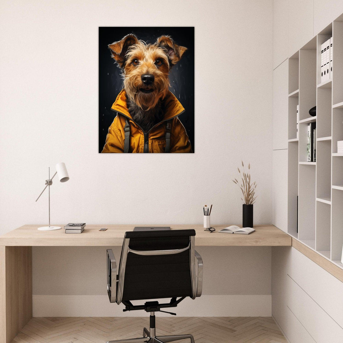Regnerischer Hundetag 30x40 cm / 12x16″ / Poster auf halbmattem Papier