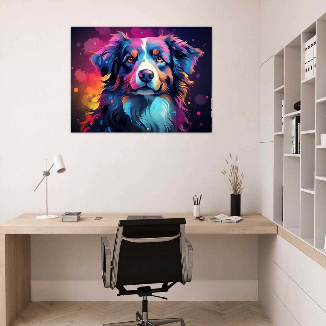 Sternennacht Hund 30x40 cm / 12x16″ / Poster auf halbmattem Papier