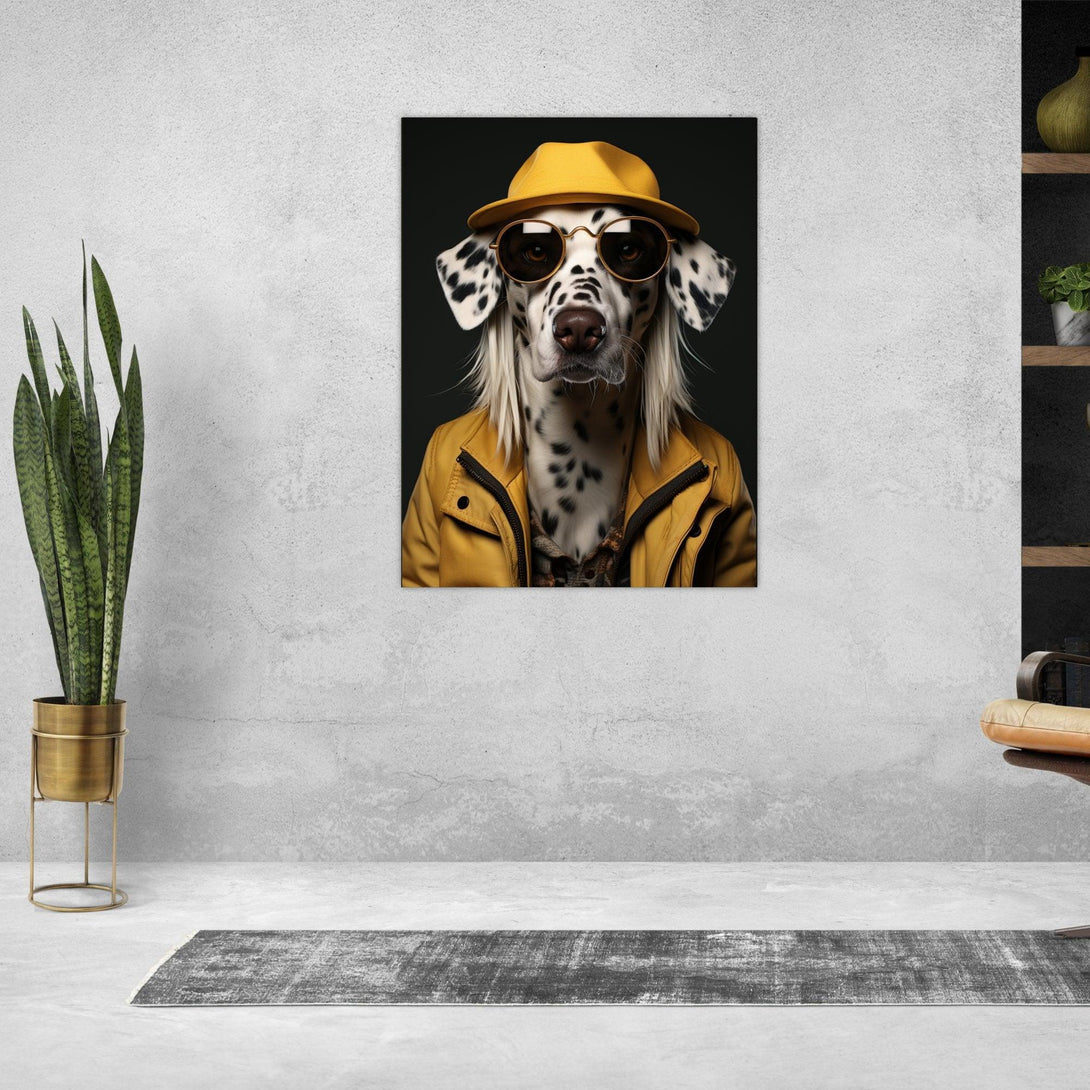 Stilvoller Dalmatiner 30x40 cm / 12x16″ / Poster auf halbmattem Papier
