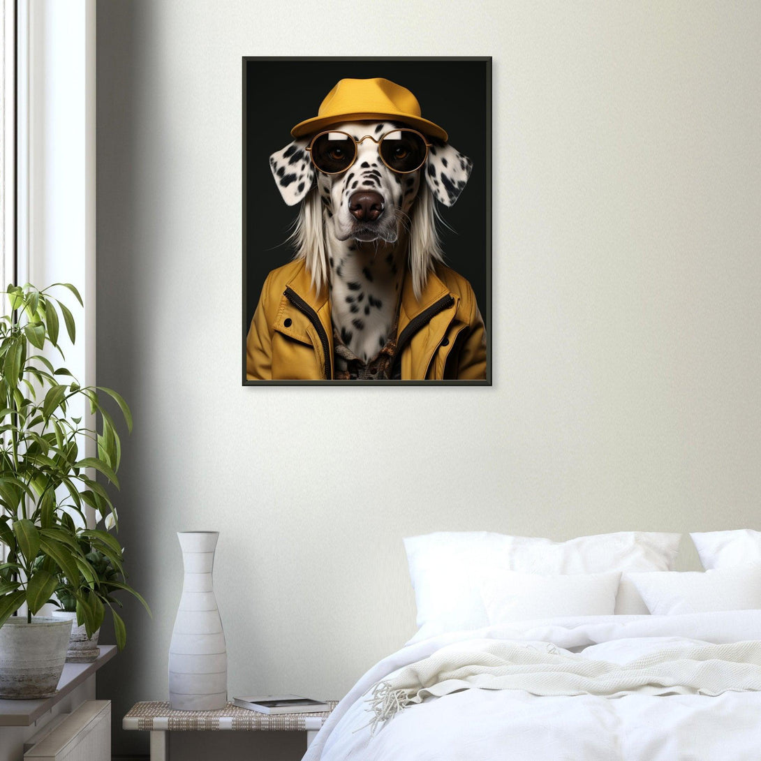 Stilvoller Dalmatiner 30x40 cm / 12x16″ / Poster auf halbmattem Papier
