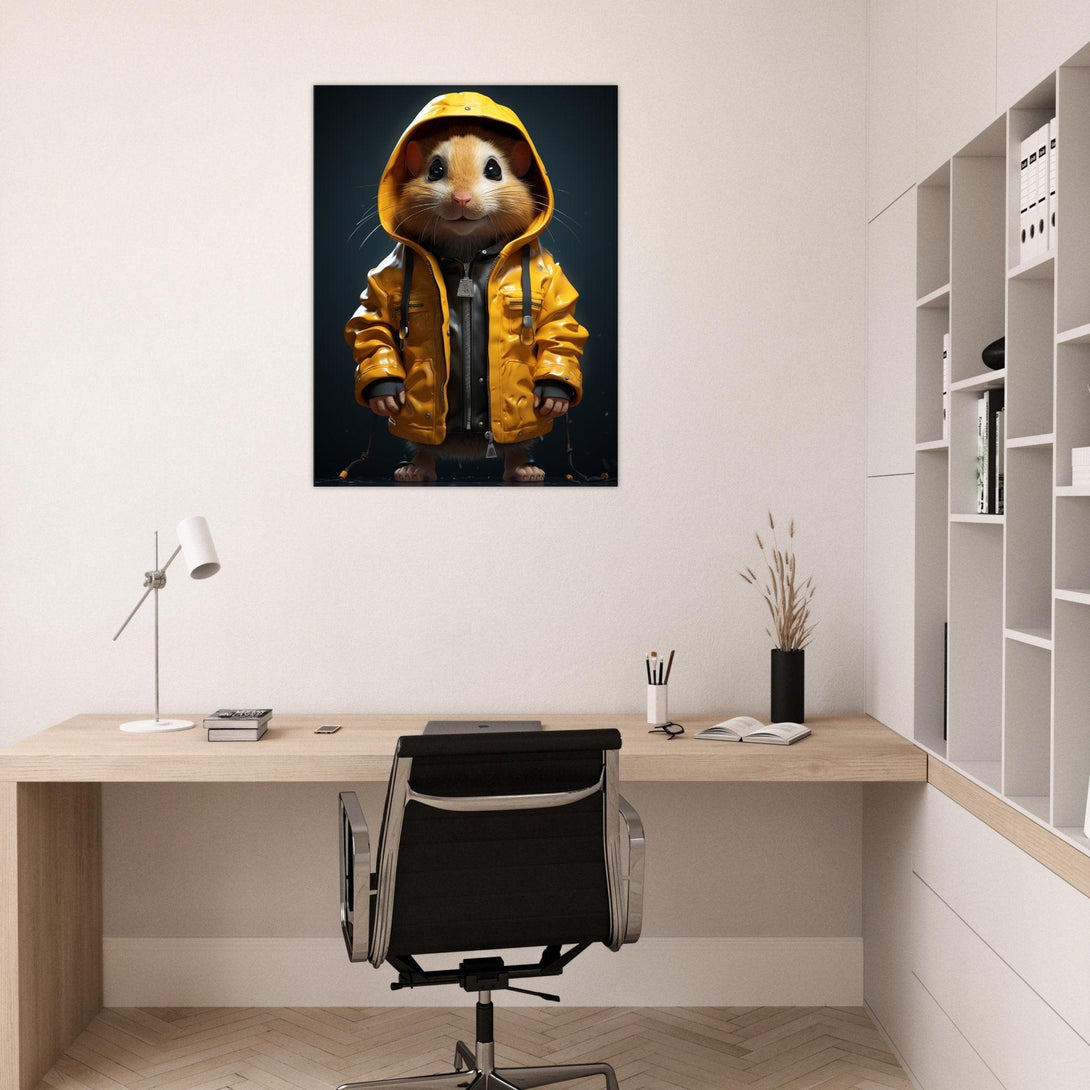 Stilvoller Nager 30x40 cm / 12x16″ / Poster auf halbmattem Papier