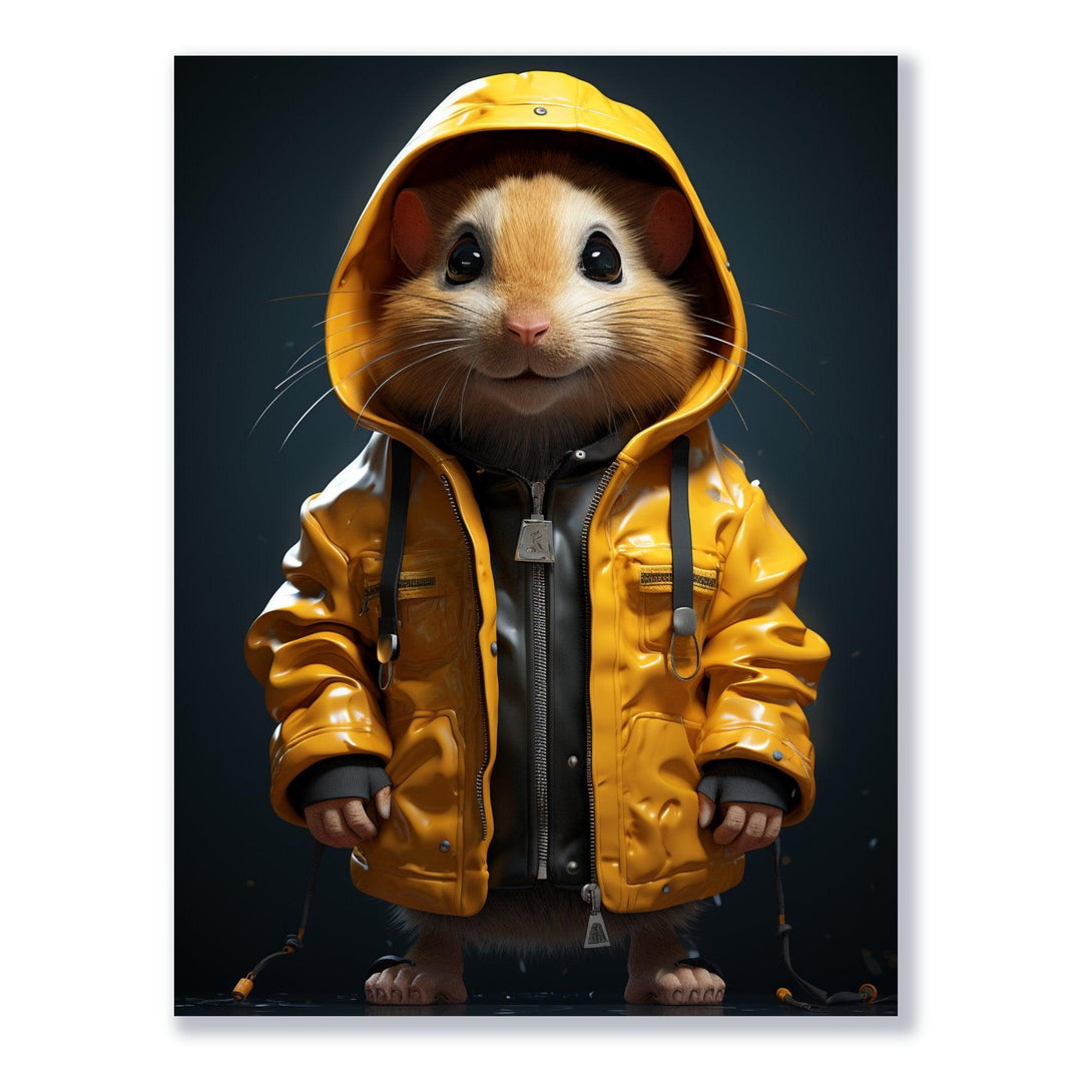Stilvoller Nager 30x40 cm / 12x16″ / Poster auf halbmattem Papier
