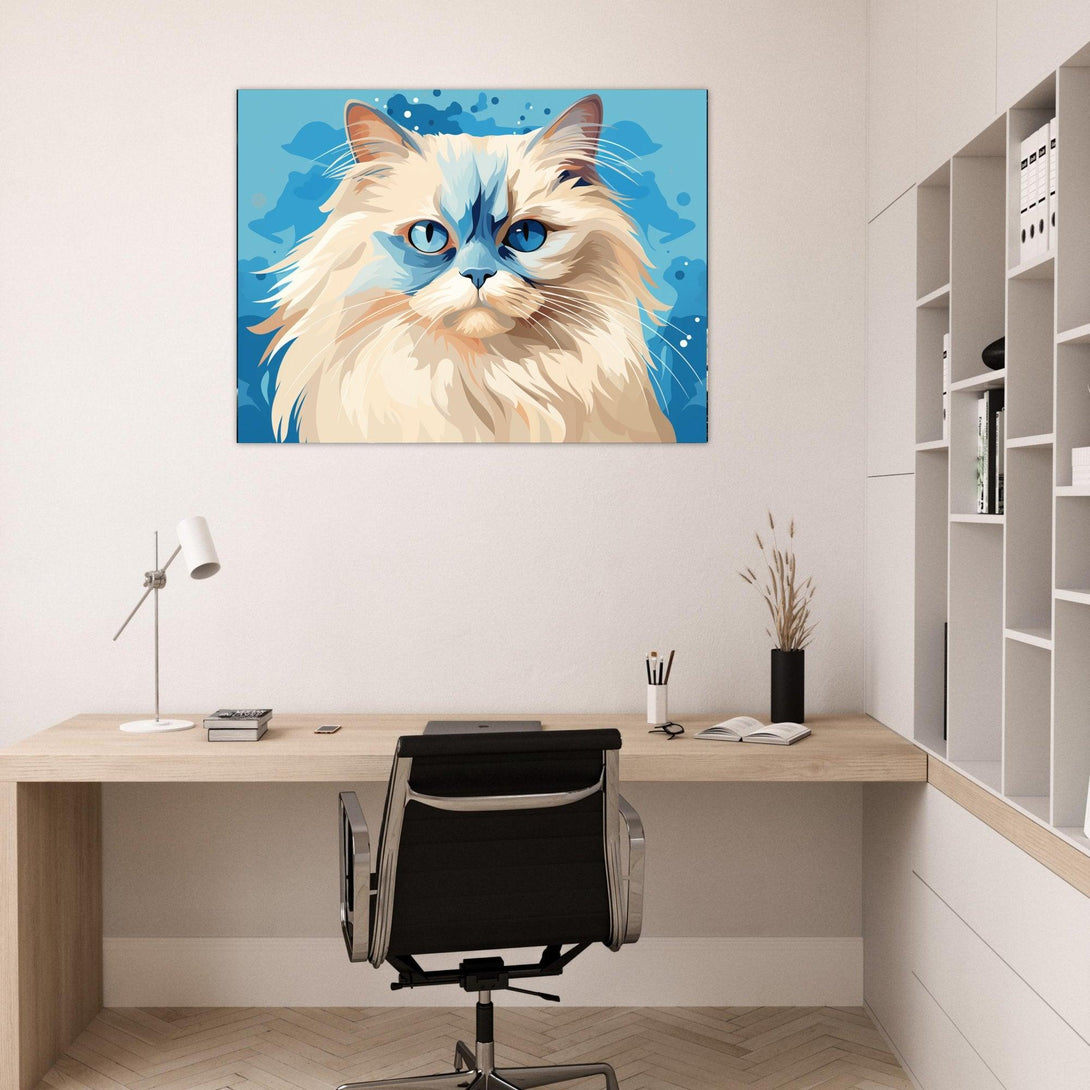 Stylische Katze 30x40 cm / 12x16″ / Poster auf halbmattem Papier