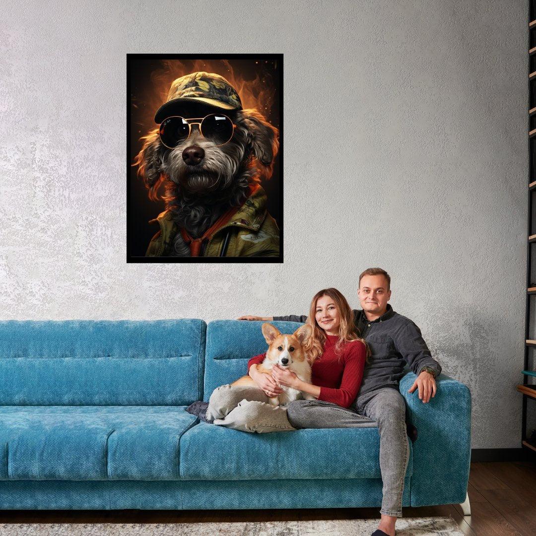 Doggy Cool ein Bild aus der collections Tierbilder als Poster