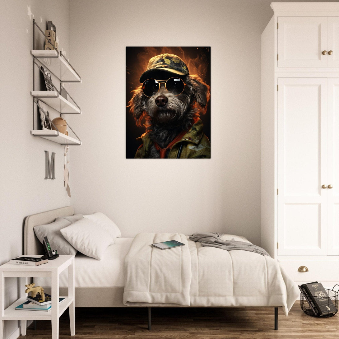 Doggy Cool ein Bild aus der collections Tierbilder als Leinwandbild