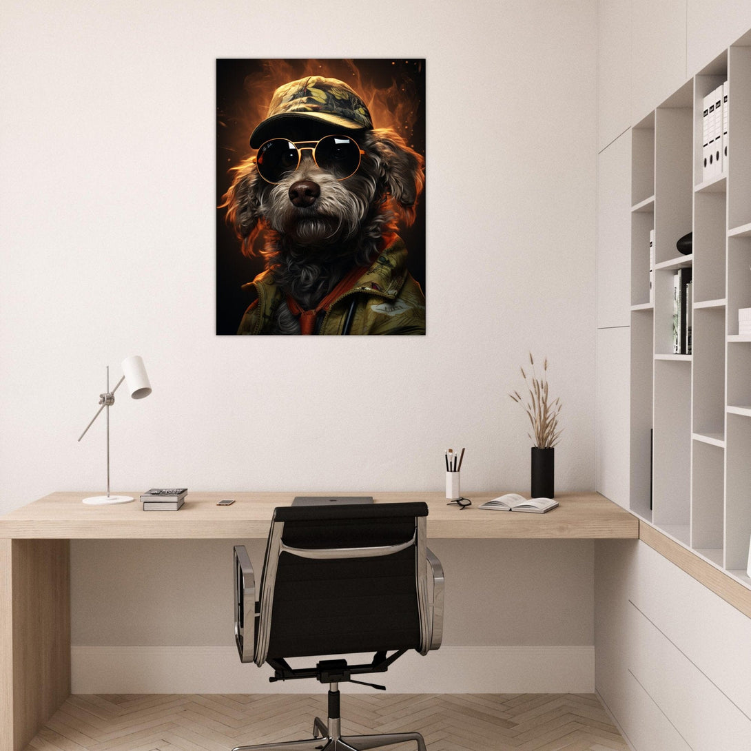 Doggy Cool ein Bild aus der collections Tierbilder als Poster mit Rahmen