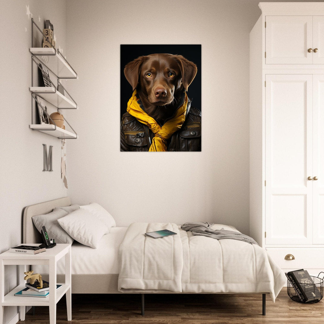 Captain Dog ein Bild aus der collections Tierbilder als Poster im Wohnzimmer