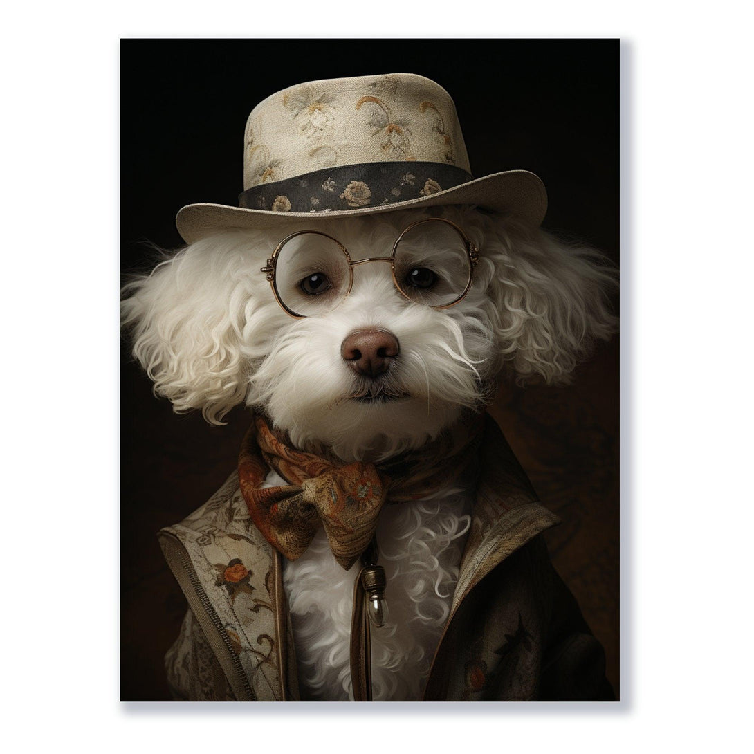 Vintage-Stil Hund 30x40 cm / 12x16″ / Poster auf halbmattem Papier